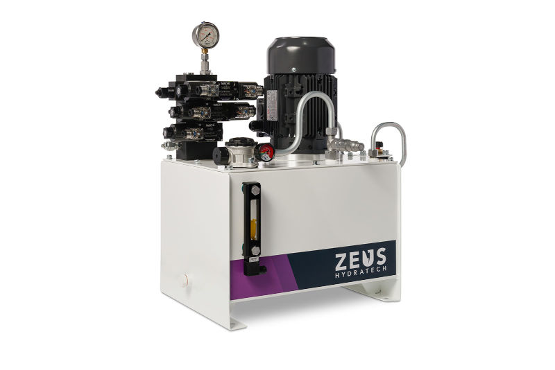 A look at one of Zeus Hydratech's Industrial Modular power packs.